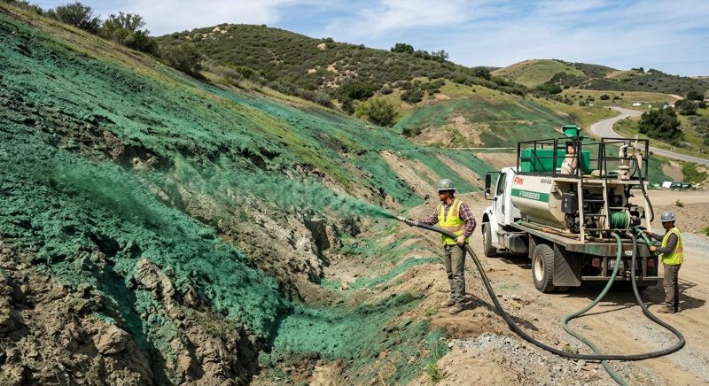 Slope Hydroseeding in Ventura County, CA